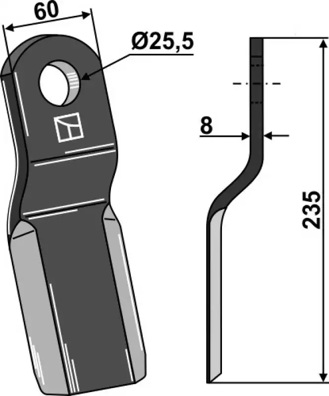 Schlegel 235x60mm